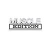 1Pc 3D Metal Muscle Edition Logo Car Front Grille Badge Side Fender Rear Trunk Emblem Sticker Decal