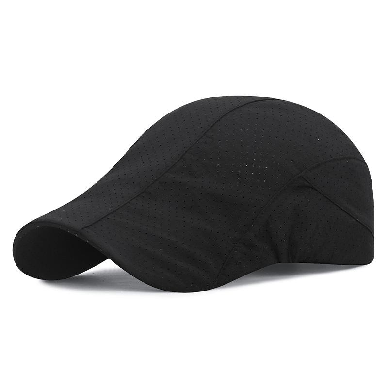 

Quick-Drying Cap for Men Women Outdoor Sunshade Solid Color Peaked Cap чорний