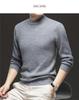 Men's 2025 Autumn/Winter Knitwear: Velvet-Lined, High Collar Sweater