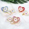 Diamond Crown Baby Pacifier with Chain Clip (6M+)