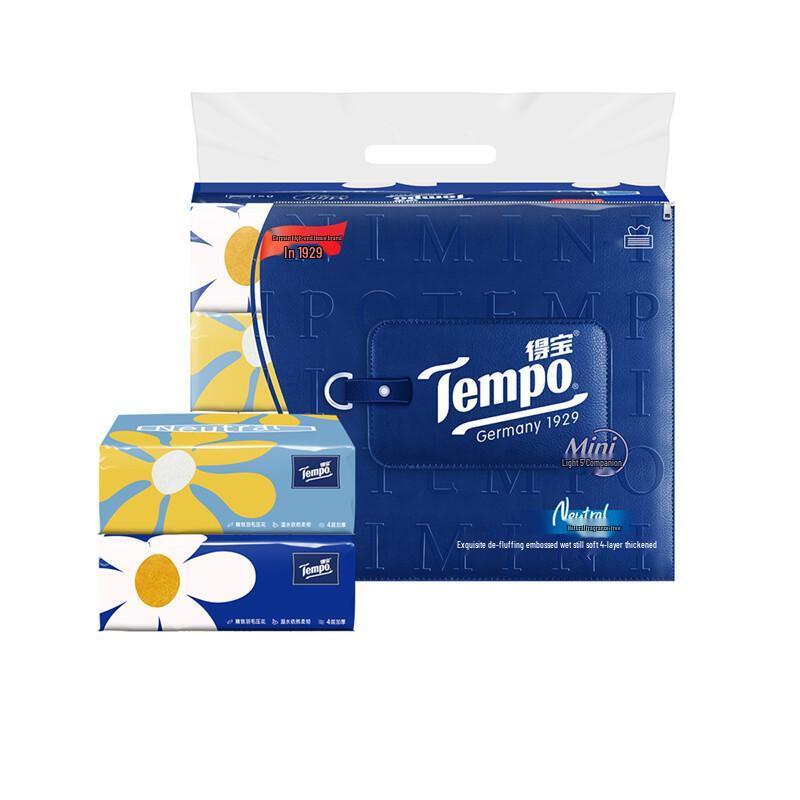 Tempo Daisy Unscented 4-Ply Soft Pack Tissues