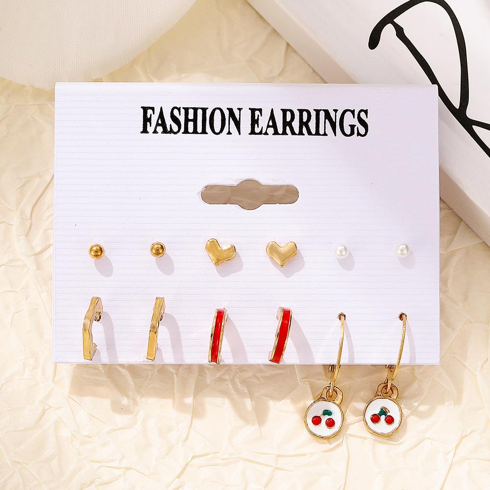 12pcs Simple Set Multiple Styles Earrings, Women's Fall And Winter Daily Match, Attend A Party Vacation Dating Gift, Perfect Gif