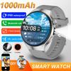 New 1000mAh battery Smart Watch 1.70" HD  Screen Flashlight GPS track Heart Rate BT Call Compass Smartwatch for Men