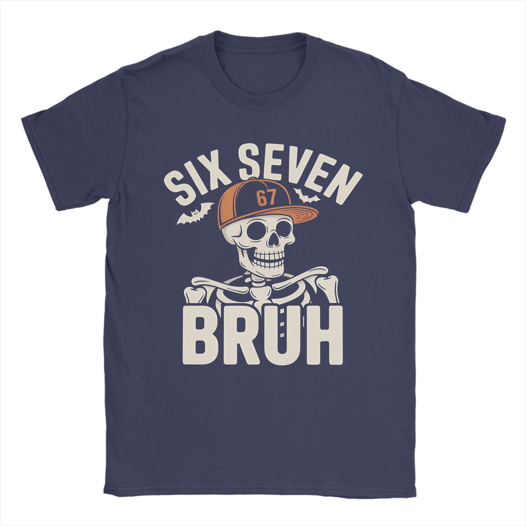 

Bruh 67 Six Seven 6-7 Funny Brainrot Meme Tee Shirt for Men Women Printed T Shirts 100% Cotton Clothing 4XL