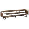 TV Stand 180 X 36 X 45 Cm Smoked Oak Engineered Wood