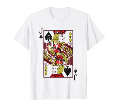 Pik-Bube Cooles Spielkarten-T-Shirt