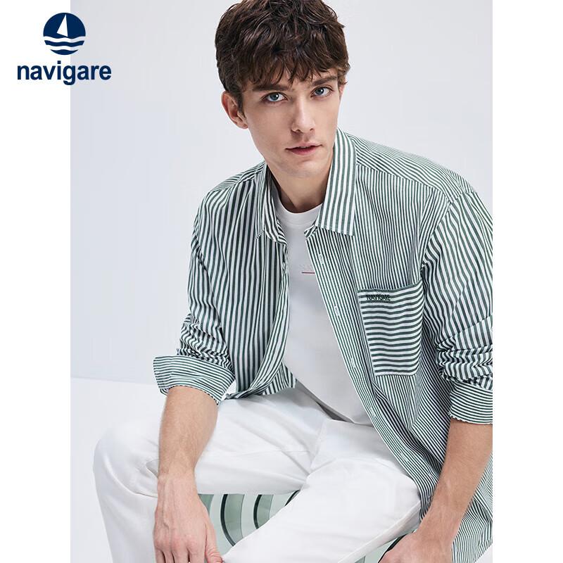 Navigare Men s Cotton Long-Sleeve Casual Shirt XL/41