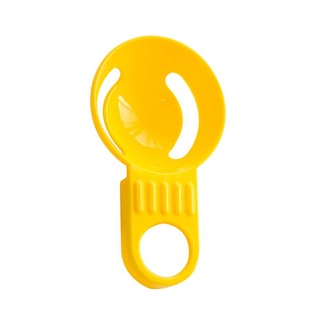 

Короткий крючок для отделения яиц, простой в эксплуатации, полые белые разделители для яиц, легкий инструмент для разделения, экстрактор омлета, кексы жёлтый