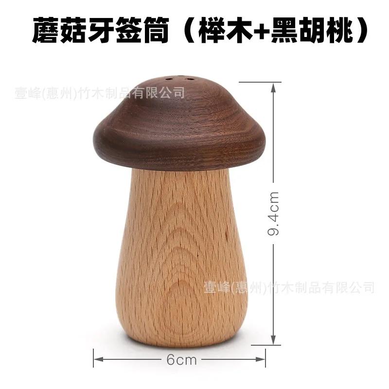 2025 New Little Bee Toothpick Box Creative Toothpick Tube, Dining Room Living Room Wooden Cute Toothpick Jar