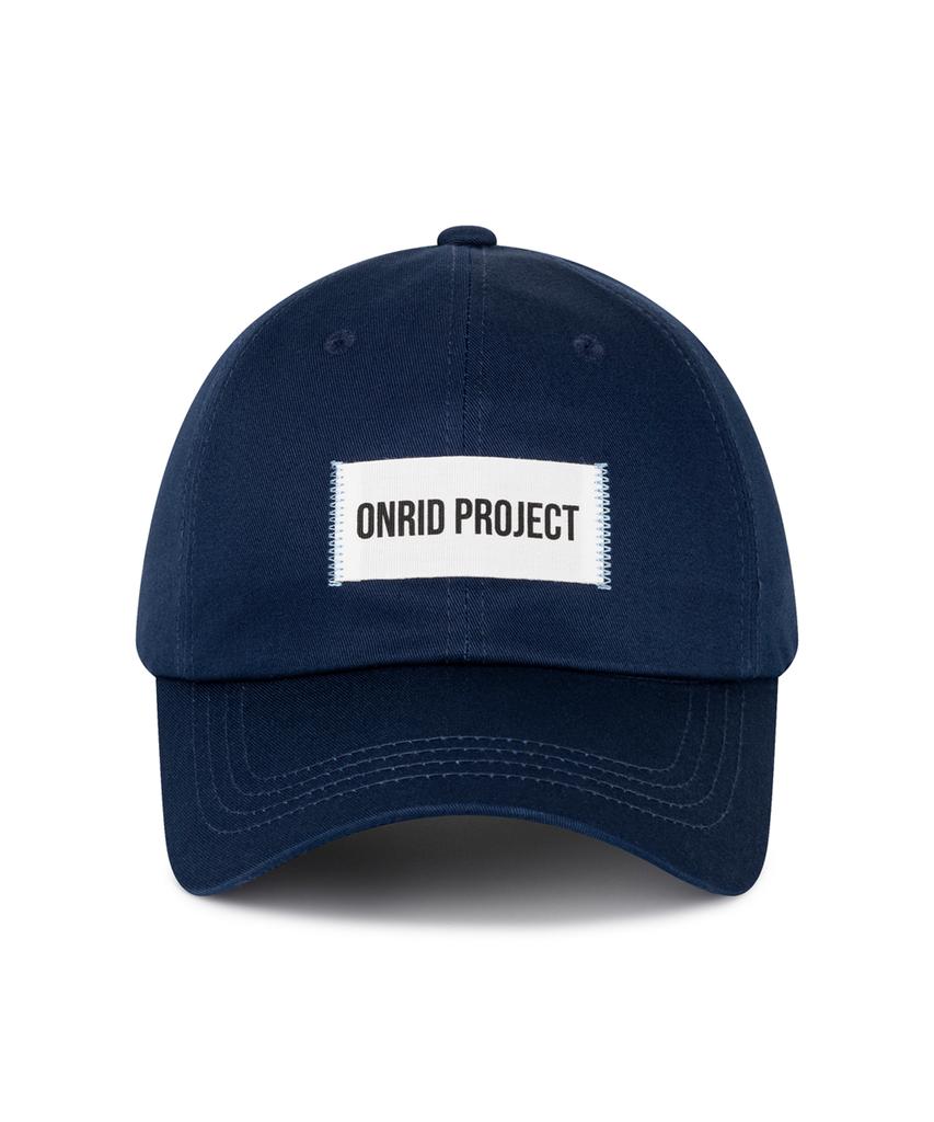 ONRIDPROJECT Logo Label Ball Cap - Navy