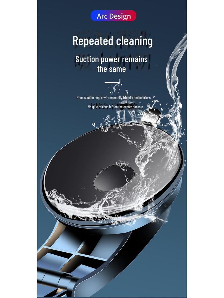 Alloy Gripper Car Vent Phone Holder with Fan Blade Hook