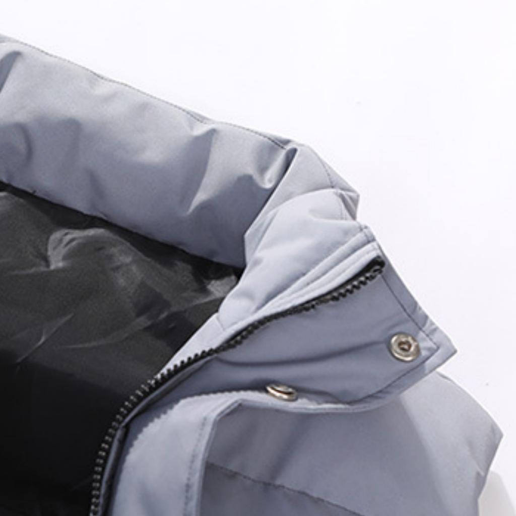 Herren- und Damen-Freizeitweste mit Stehkragen und Farbverlauf. Herren mit Baumwolle Kältefest und Warm Ärmellose Reißverschlussweste