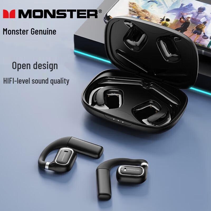 

Monster Airlinks Turbine Open-Ear True Wireless Earbuds
