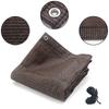 Outdoor Sunshade Net Garden Terrace Sunshade Cloth Brown HDPE Camping Shade Sail UV Protection 95% Shading Net Store Sun Cover