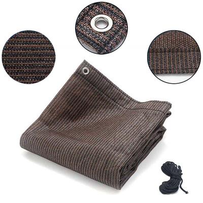 Außen Sonnenschutznetz Garten Terrasse Sonnenschutz Tuch Braun HDPE Camping Sonnensegel UV-Schutz 95% Schattierungsnetz Geschäft Sonnenschutz