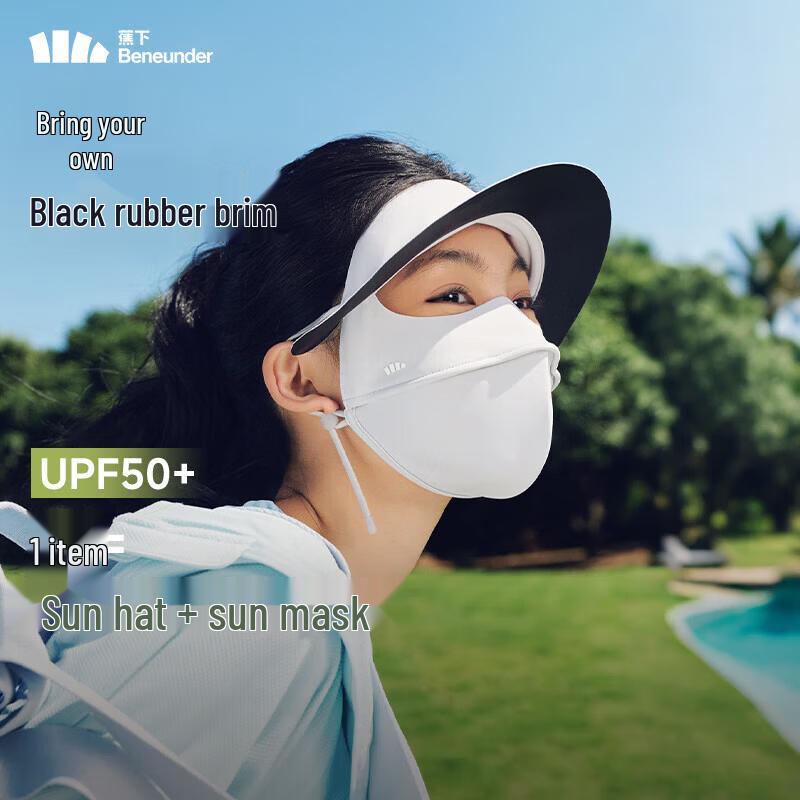 Beneunder Full Face Sun Protection Cycling Mask with Brim