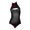 Flirty Temptation Sheer Net Bunny Girl Bodysuit Set