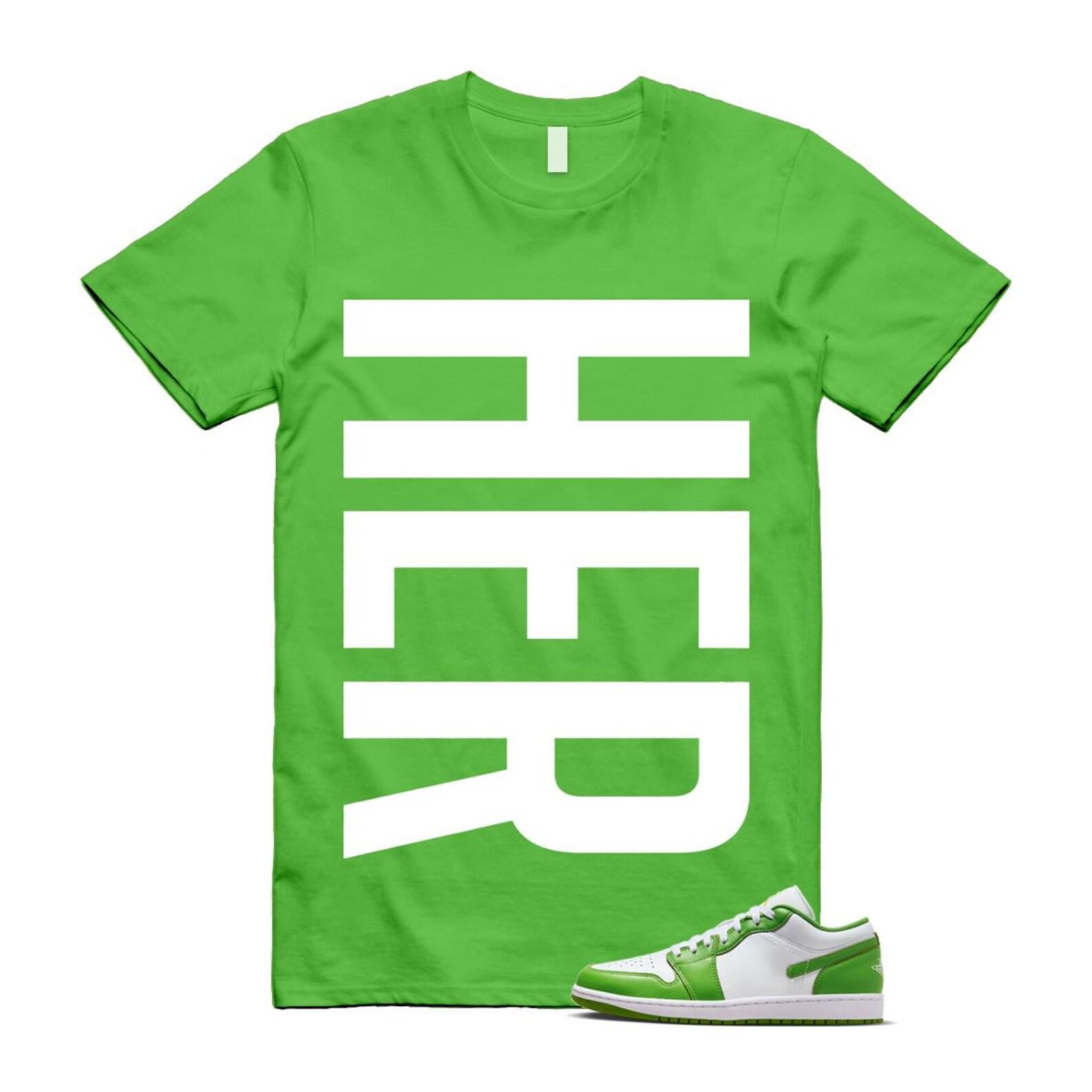 1 Chlorophyll Green White Lightning Low SE T Shirt Match HER VERT 2XL