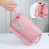 Large Capacity Double Layer Cosmetic Bag Travel Portable Wet and Dry Separation Storage Bag Swimming Toilet Bag