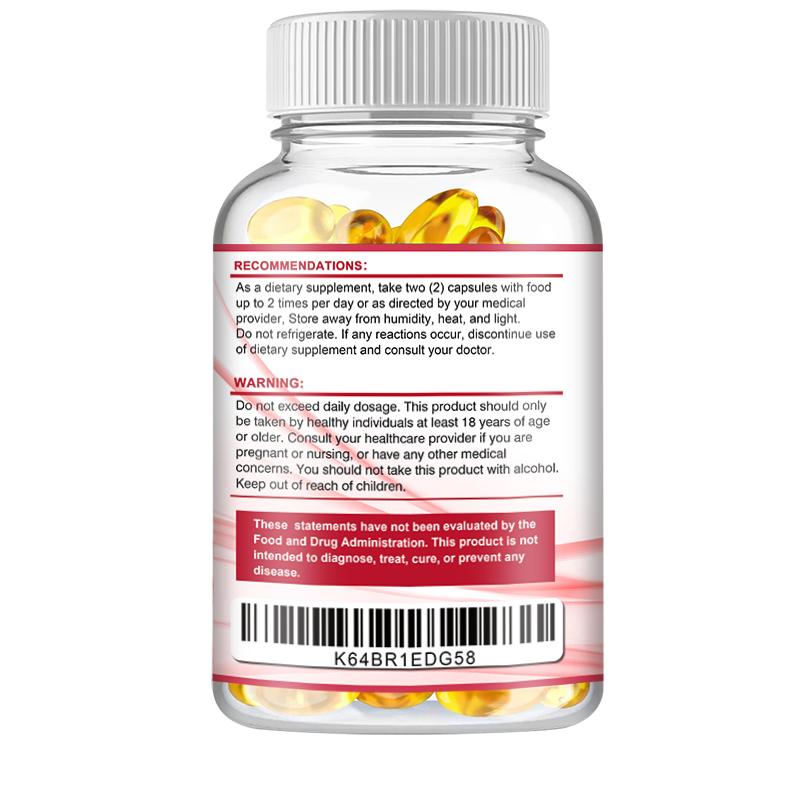 Pslalae - 600mg Cranberry Capsules - Vitamin C - Urinary Health