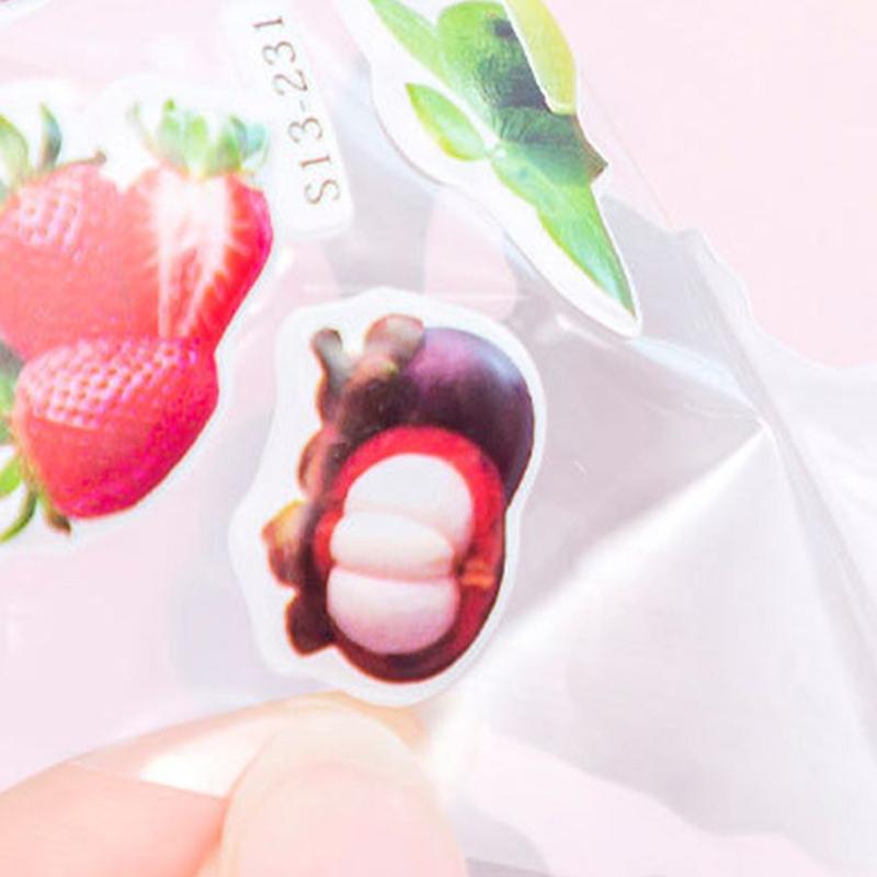 6/12/24pcs 3D Bubble Sticker Fruits And Vegetables Various Styles Reusable Children Sticker Toy Birthday Gift for Boys Girls TMZ