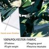 Seraph of the End Wall Tapestry Aesthetic Wall Hanging Printed Fabric Blanket Decorative Tapestries for Bedroom Living Room Home Decor