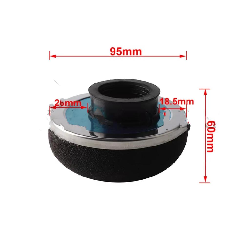 Motorcycle Air Filter Universal 35/38/42/45/50/54/58MM Straight Foam Air Filter Sponge Motorcycle Scooter ATV