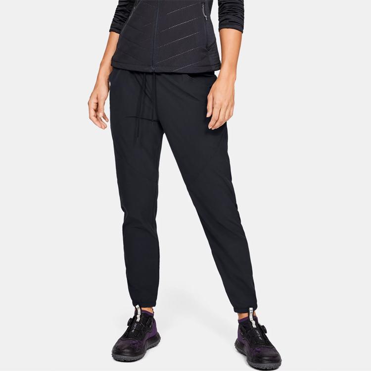 Under Armour Loose Fit Lace-Up Climbing Sports Pants Women pants Black 1325806-001