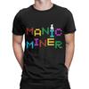 Manic Miner   T Shirt Summer  Retro Game  Hip Hop T-Shirts Man Pure Cotton Crew Neck Plus Size  Clothing Short Sleeve Basic Tops