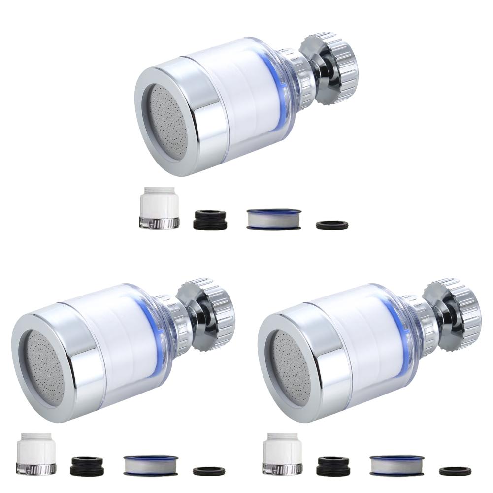 2-40PCS Faucet Water Filter 360 Degree Rotating Splash Filters Remove Chlorine Heavy Metals Filtered Showers Head Bath Purifier
