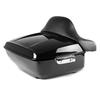 Topcase - King OLR - Compatible Harley Davidson - Glossy Black ABS - Luggage Rack Included