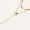 Double Women's Light Luxury Design, Winter Sweater Necklace, New Hoodie Chain Accessories