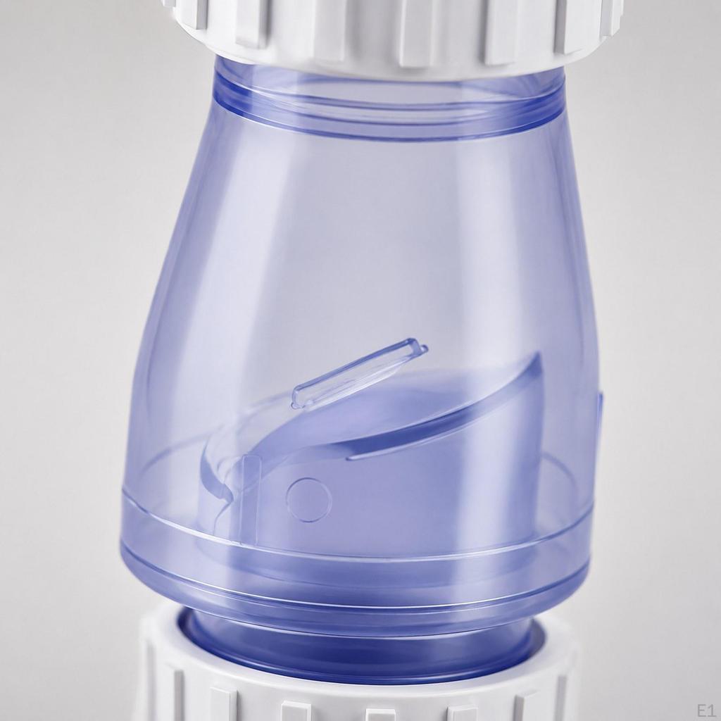 Check Valve Clear Accessories Versatile Visible Control Easy Install Spare Part Sturdy PVC Swimming