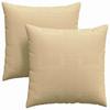 Sofa Cushions 2 Pieces Grey Green 60 X 60 Cm Corduroy Fabric