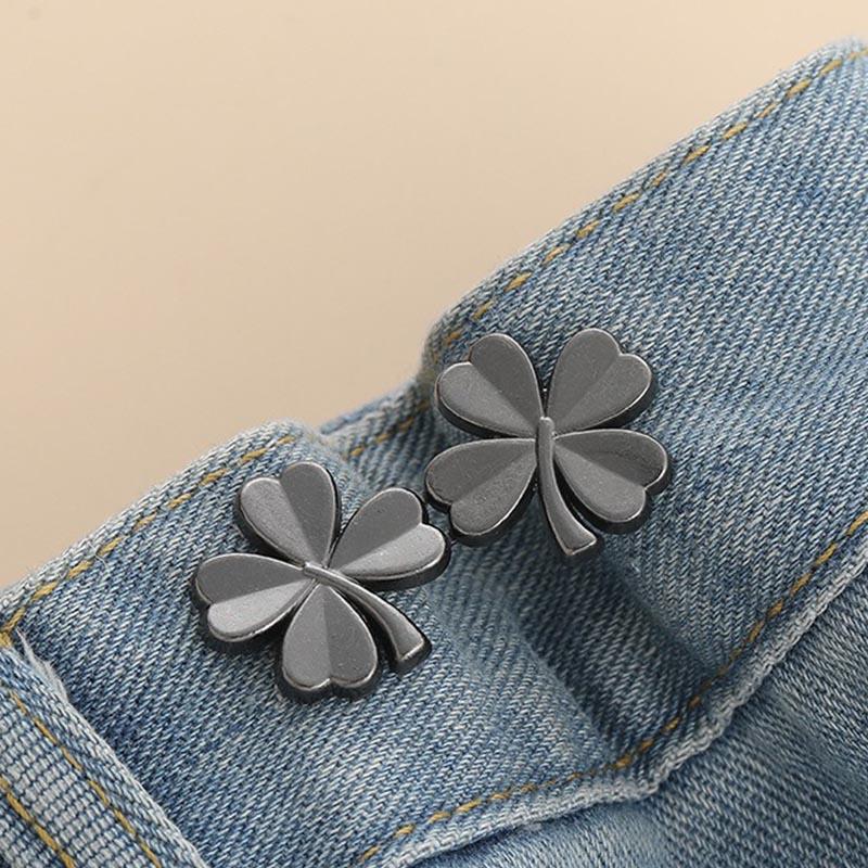 Waist Pants Tightening Make Clip Waist Adjustment Clip Waist Reduction Clasp Line Button Brooches for Garment Decoration NK001