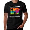 Mtv Sunset Logo Tshirt Retro Graphic Print Tshirt