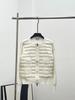 Goose down version original standard Mengjia new women's round neck light splicing down jacket