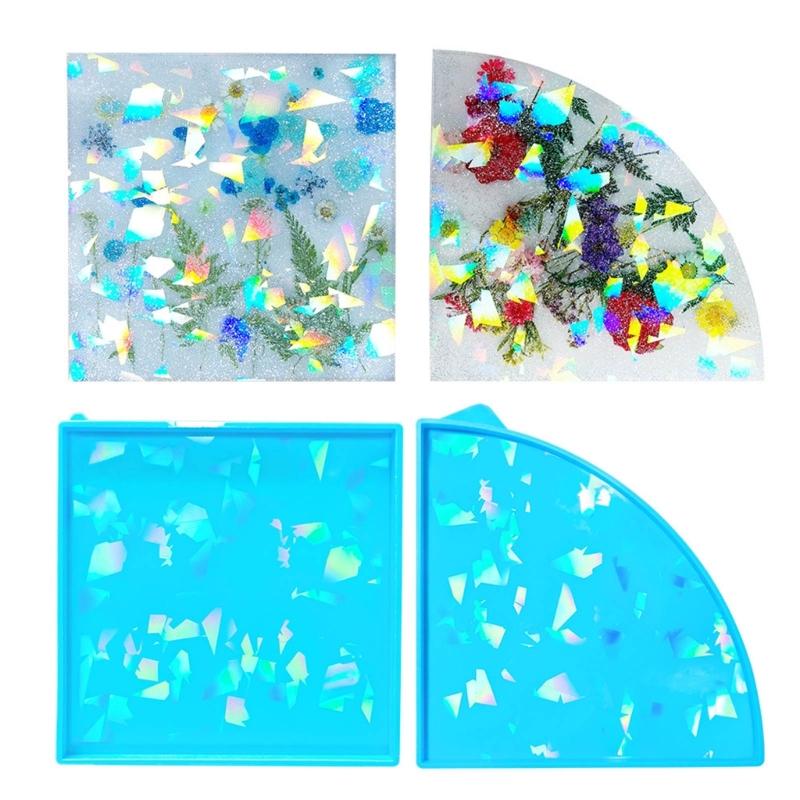 1 Set Vielseitige Silikon-Gussform für Vitrine, modulare Tisch-Bastelformen, Formen, Möbelbau-Werkzeug