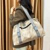 Smudge and dye style fashionable and simple going out portable travelbag dry and wet separation foreign style fitness yoga bag can be set with tie rod