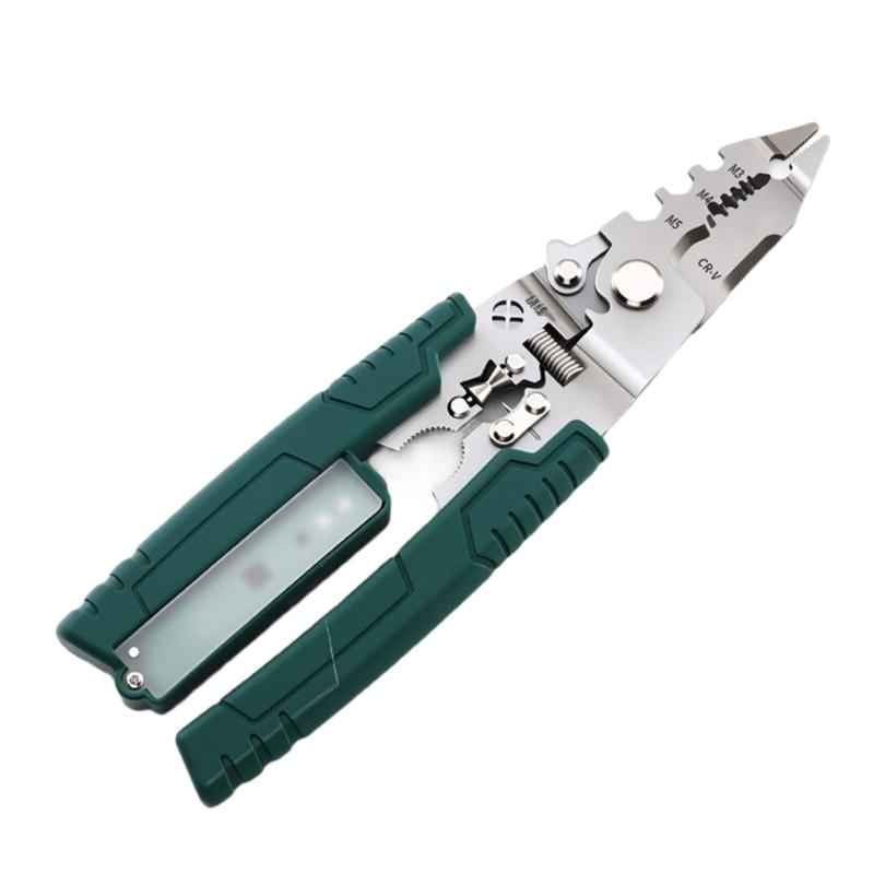 Multifunctional Wire Stripper Decrustation Pliers Crimper Cable Stripper Cutter Multifunctional Wire Repair Tool Pliers