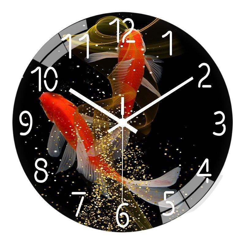 14-Inch 35Cm Internet Celebrity Clock Living Room Wall Clock Mute Creative Quartz Clock Bedroom Clock Decoration Wall Hanging