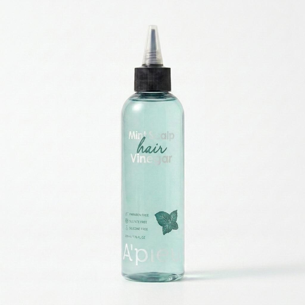 

A pieu Mint Scalp Hair Vinegar Set - [KOREAN HAIR CARE] Cooling & Balancing Scalp Treatment (200ml x 2 Bottles) 1 Bottles