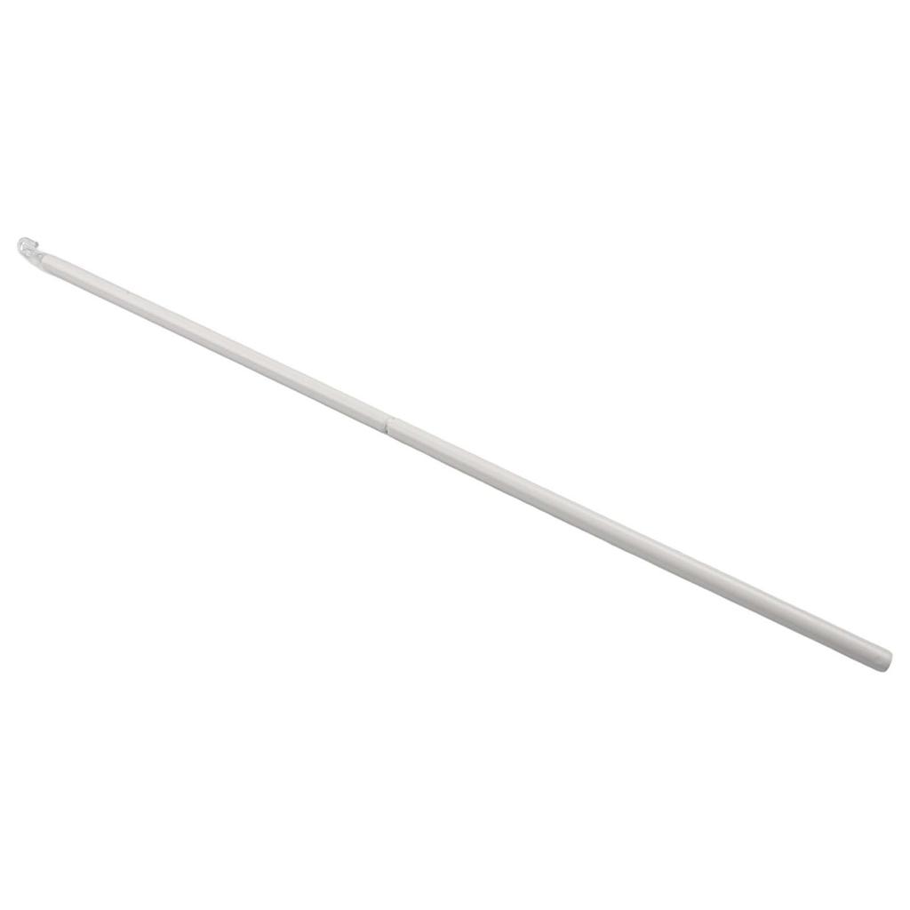 Adjustable 117cm shutter curtain pull rod for blinds with reliable plastic material and secure multi stage locking feature
