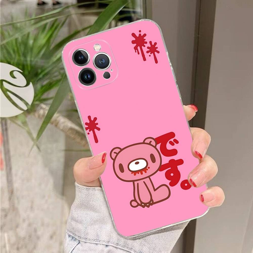 Cute G-Gloomy B-Bear For IPhone 17 16 16e 15 14 13 12 11 Pro Max Mini Plus Phone Case