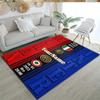 Inter Milan Personalized Name Carpet Design for Kitchen Playrooms Decorate room Dormitory Anti-slip Rug Anime Office Decor Best for Christmas