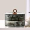 Jewelry Box, Jewelry Organizer with Handle, Clear Jewelry Boxes for Women Girls, Make Up Organizer, Jewelry Storage Holder
