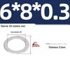 304 Stainless Steel Ultra-Thin Flat Washers - Available in Thickness: 0.1mm, 0.2mm, 0.3mm, 0.5mm
