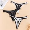 3PCSports Solid Men Thong Male Cotton Breathable G-String Seamless No Trace Sports Panties Sexy T-back Exotic Lingerie Plus Size