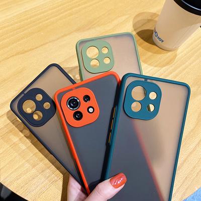 Pouzdro s kontrastními barvami a povrchem příjemným na dotek pro Xiaomi Mi 11 Lite NE 5G 11T 11 Ultra Mi 12 12s 12x 12T Pro 13 lite 13T Pro 5G Kryt Fundas