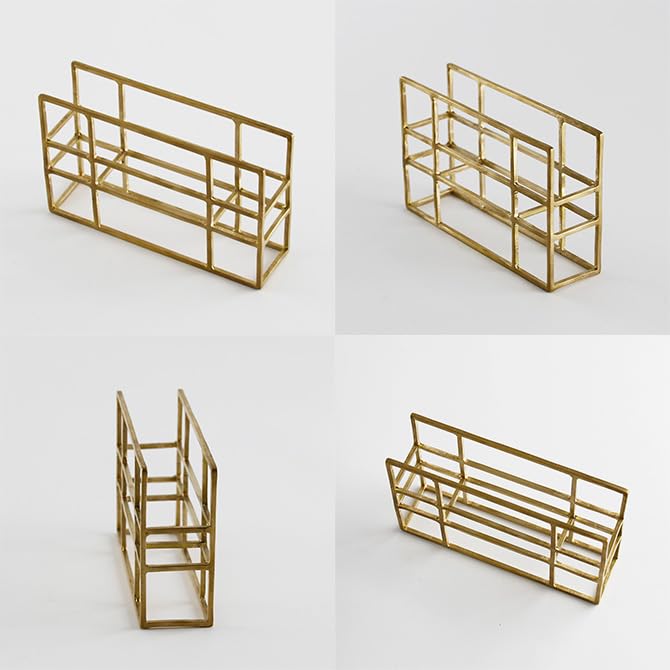 Shesay Hotel-style Outline Frame Coffee Filter Case, Gold